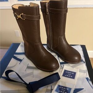 🐴🤎NWOT JANIE & JACK SUEDE LEATHER RIDING BOOT🐴🤎